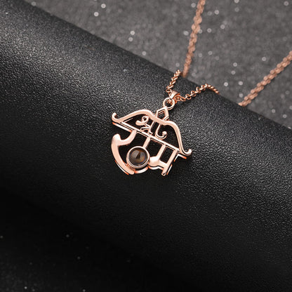 Sacred Om Projection Necklace - Hidden Forever