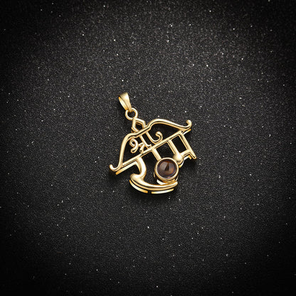 Sacred Om Projection Necklace - Hidden Forever