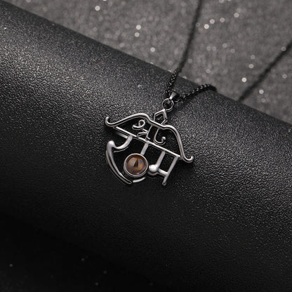 Sacred Om Projection Necklace - Hidden Forever