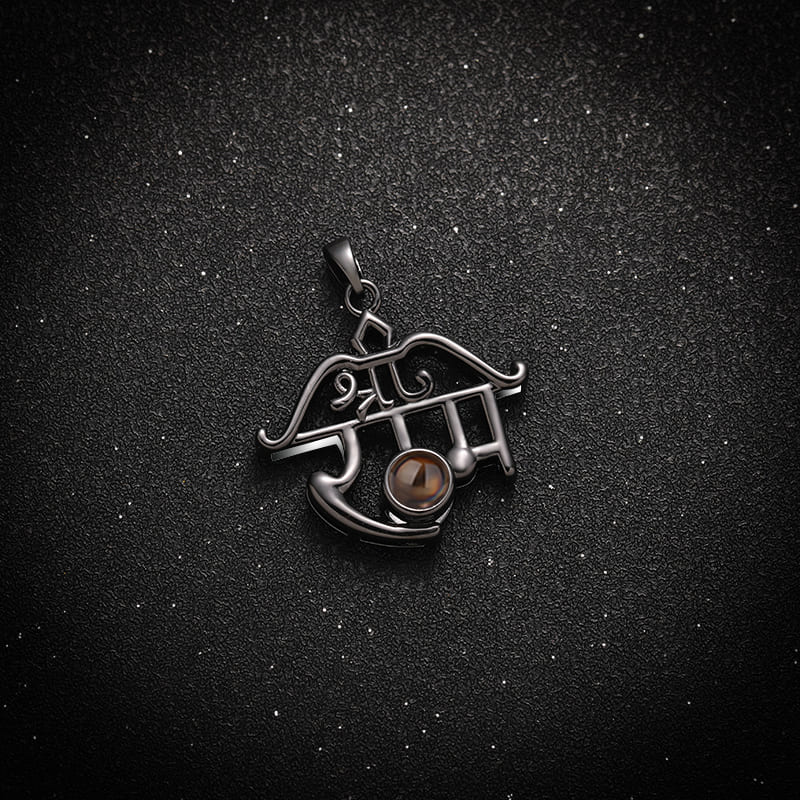 Sacred Om Projection Necklace - Hidden Forever