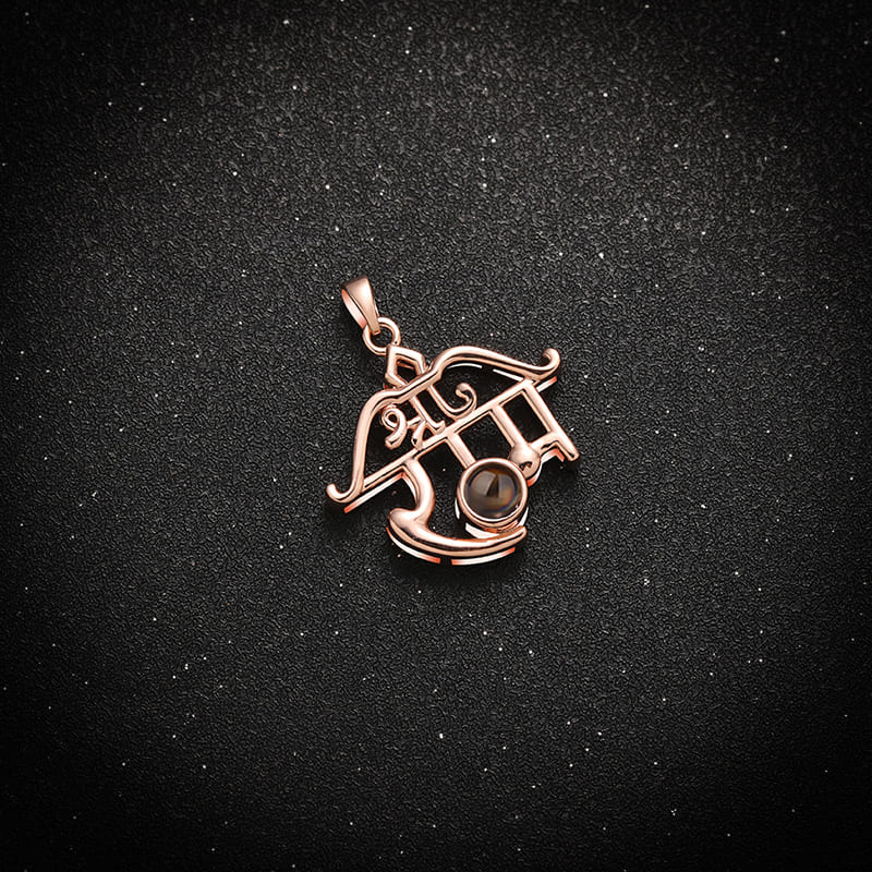 Sacred Om Projection Necklace - Hidden Forever