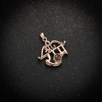 Sacred Om Projection Necklace - Hidden Forever