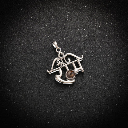 Sacred Om Projection Necklace - Hidden Forever