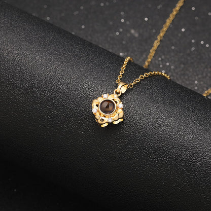 Serenity Bloom Projection Necklace - Hidden Forever