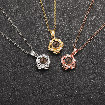 Serenity Bloom Projection Necklace - Hidden Forever