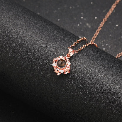 Serenity Bloom Projection Necklace - Hidden Forever