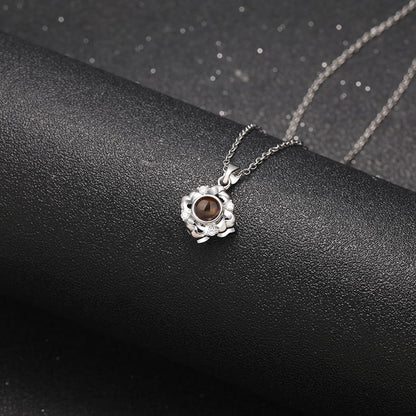 Serenity Bloom Projection Necklace - Hidden Forever