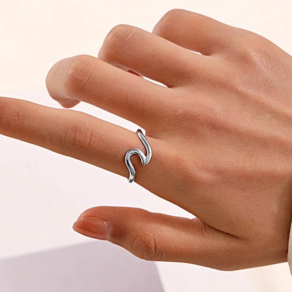 Serenity Wave Ring - Hidden Forever