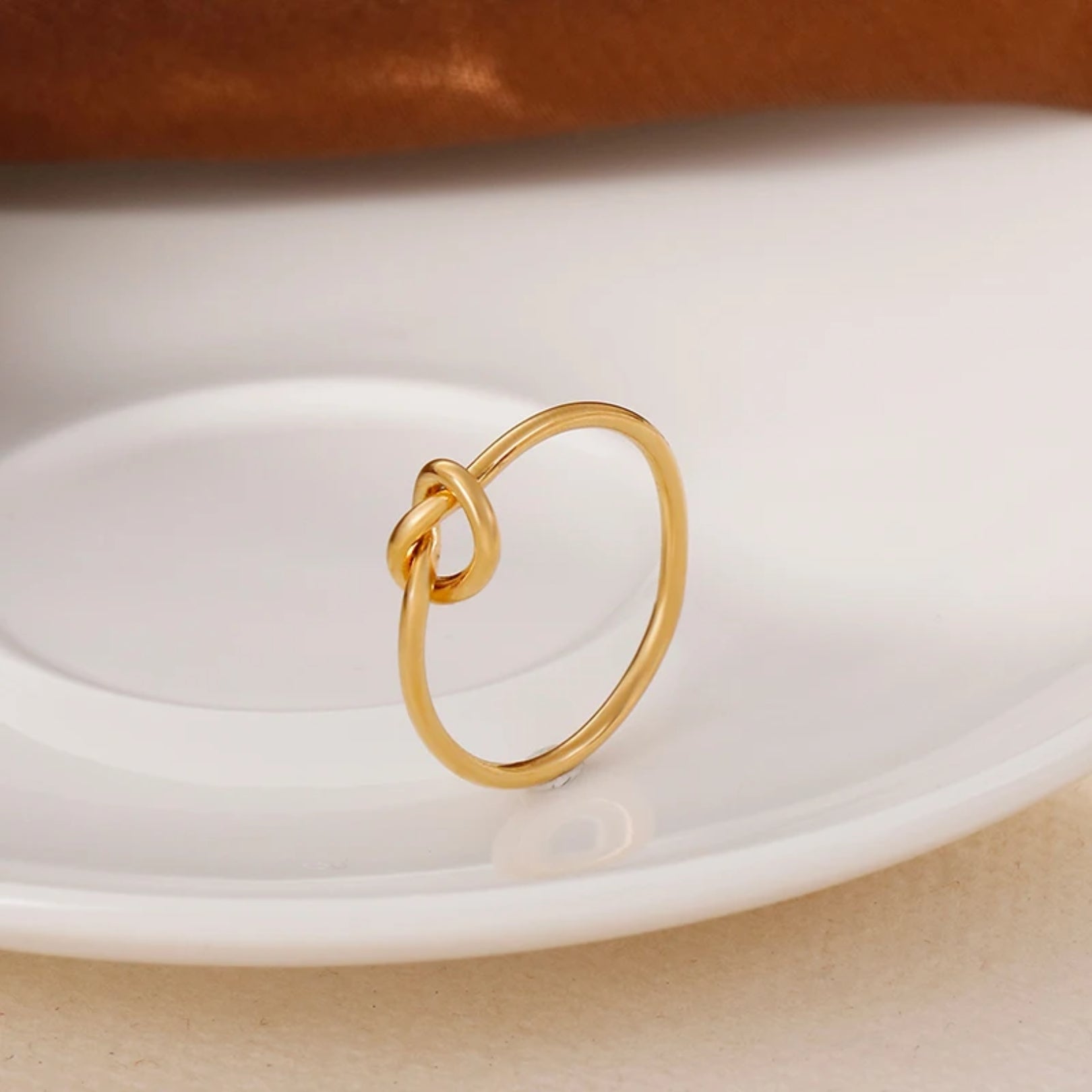 Simple Promise Knot Ring | Hidden Forever