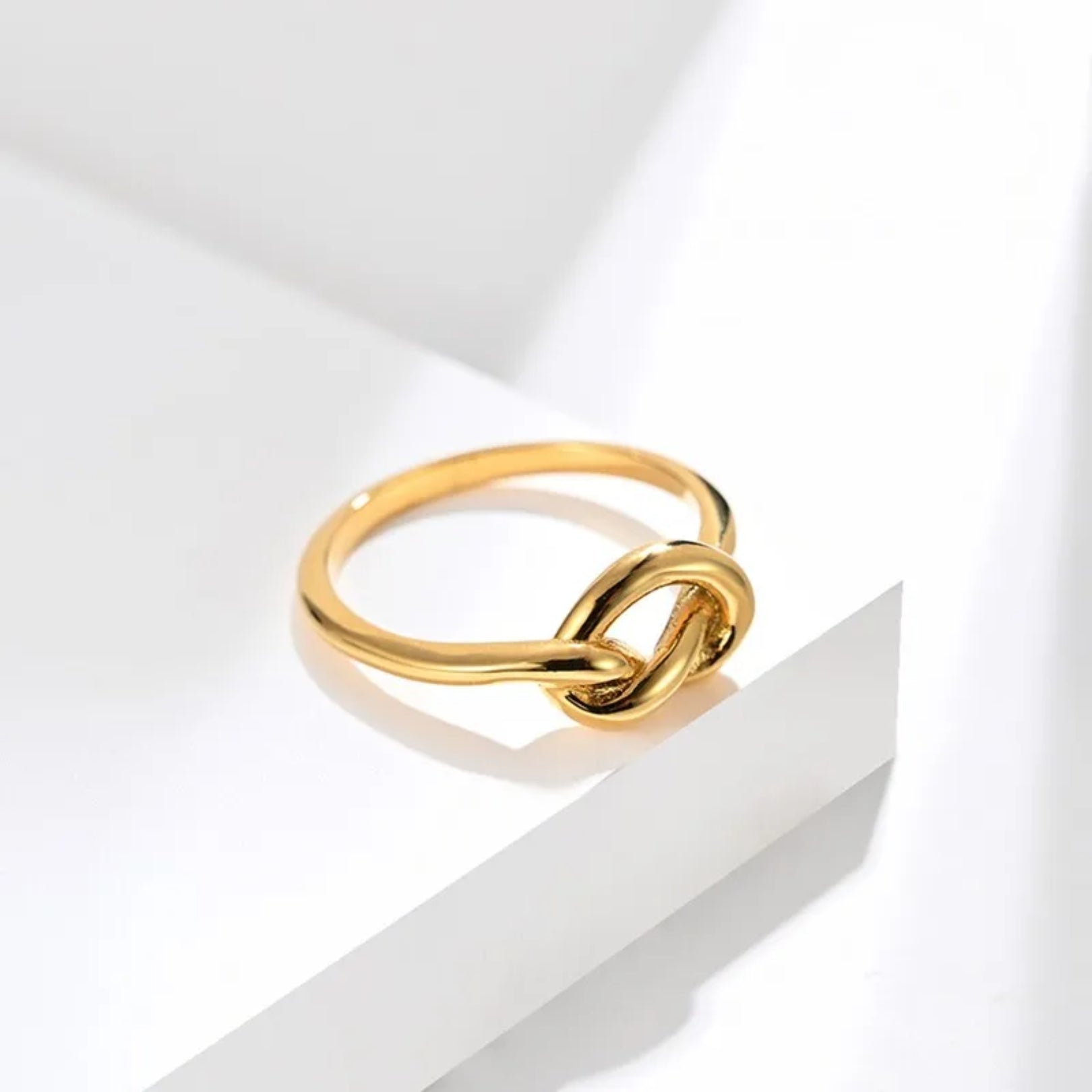 Simple Promise Knot Ring | Hidden Forever