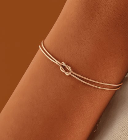 Sisters Eternal Bond Knot Bracelets - Hidden Forever