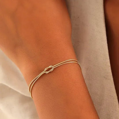 Sisters Eternal Bond Knot Bracelets - Hidden Forever