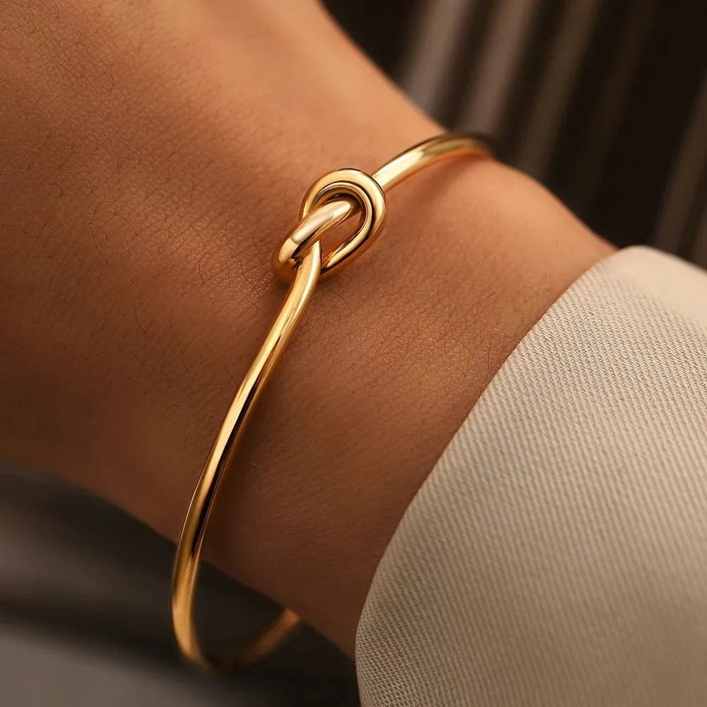 Sisters Matching Infinity Knot Bracelet Bangle - Hidden Forever