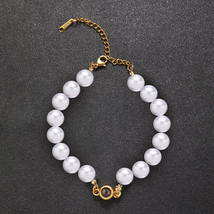Sphere Bead Hidden Photo Bracelet - Hidden Forever