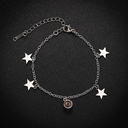 Star Night Hidden Photo Bracelet