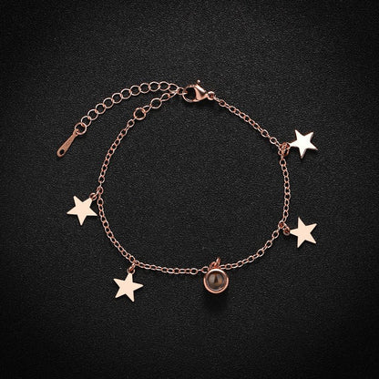 Star Night Hidden Photo Bracelet