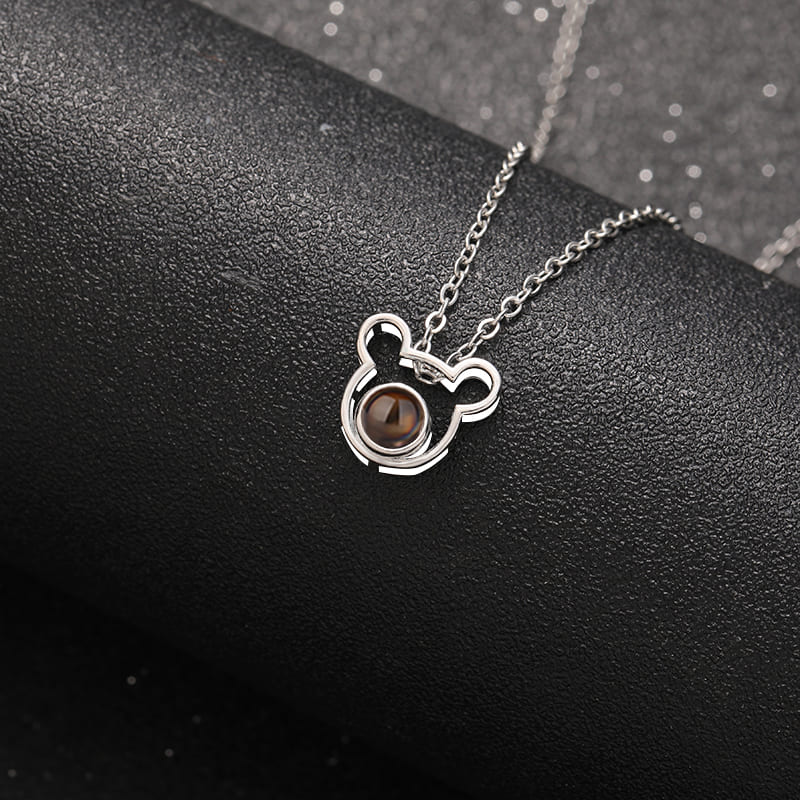 Sweet Bear Projection Necklace - Hidden Forever