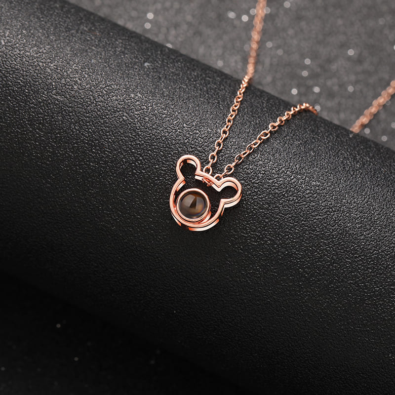 Sweet Bear Projection Necklace - Hidden Forever