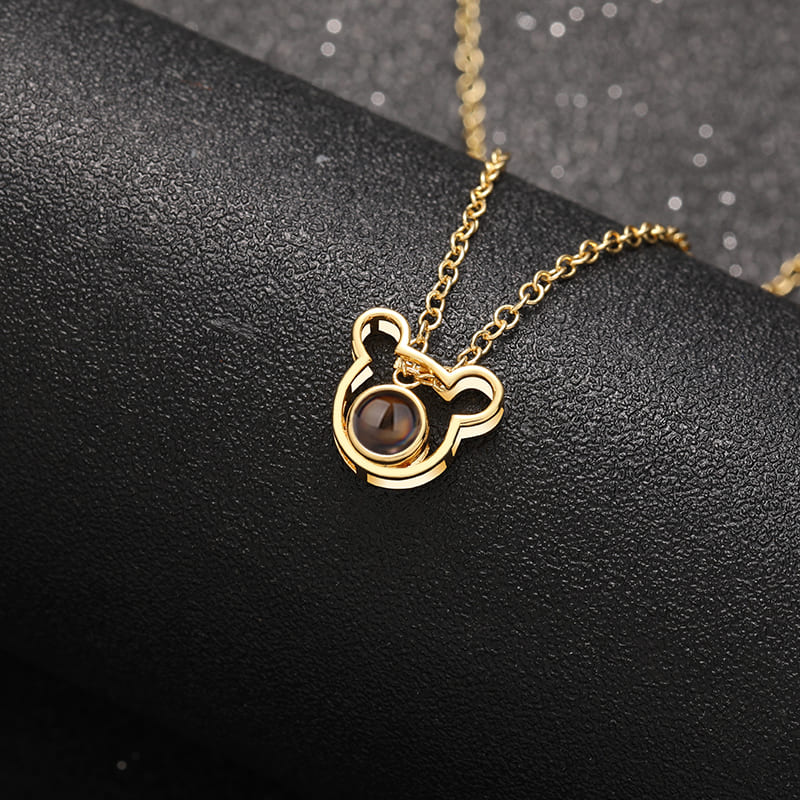 Sweet Bear Projection Necklace - Hidden Forever