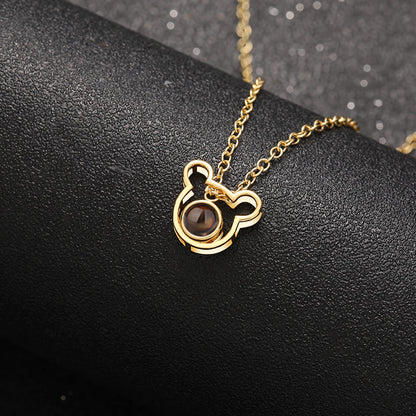 Sweet Bear Projection Necklace - Hidden Forever