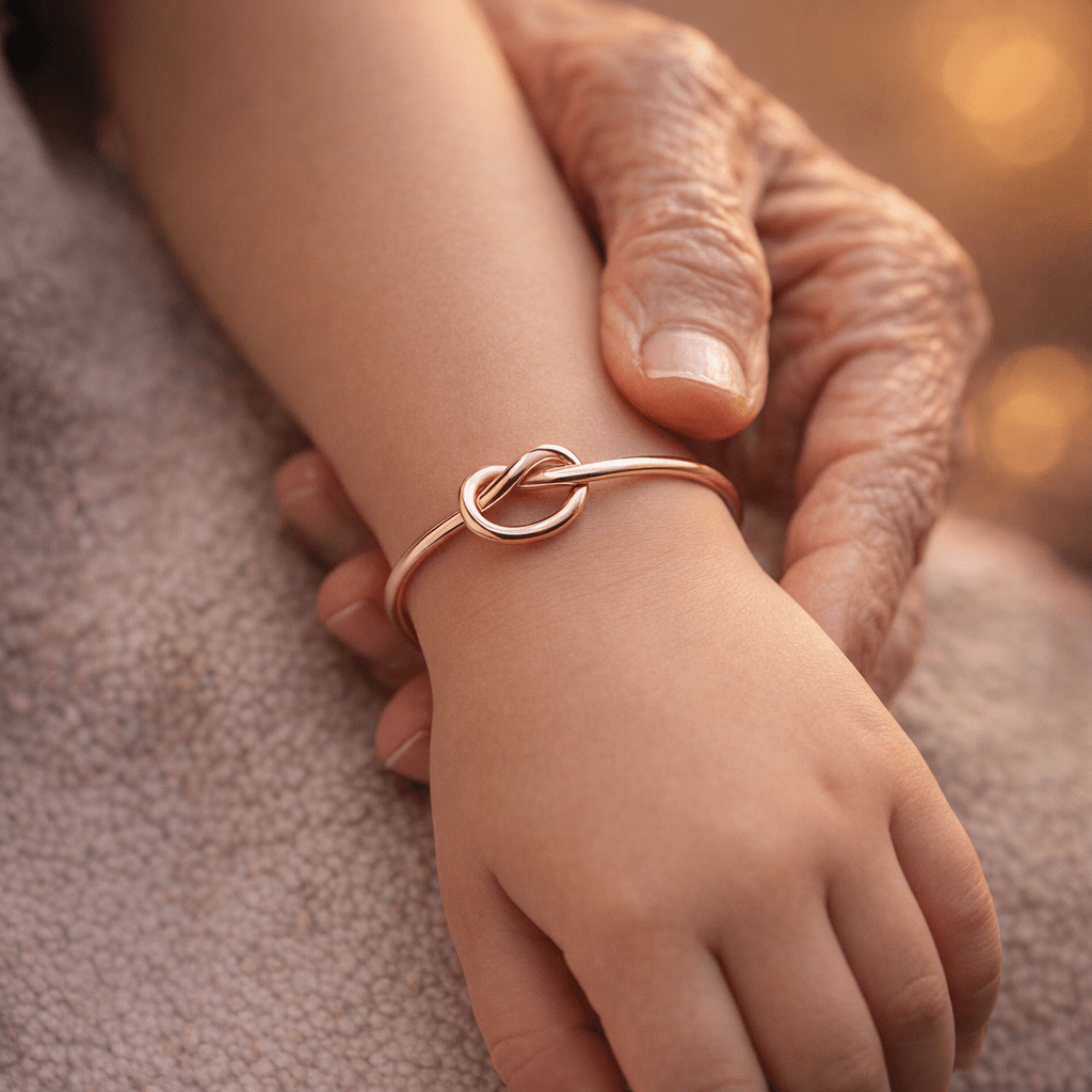 Three Generations Eternal Bond Knot Bracelets - Hidden Forever