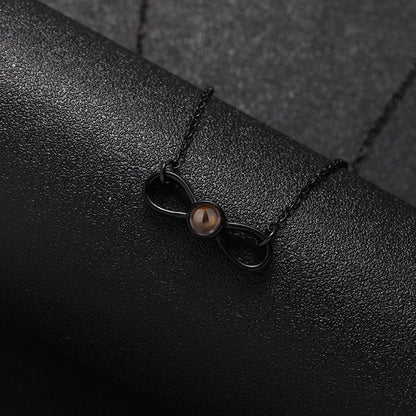Timeless Love Knot Hidden Photo Necklace - Hidden Forever