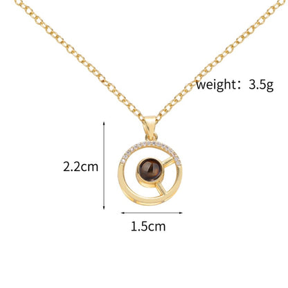 Timeless Sphere Projection Necklace - Hidden Forever