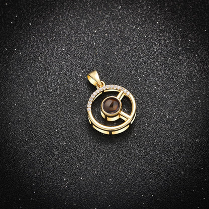 Timeless Sphere Projection Necklace - Hidden Forever