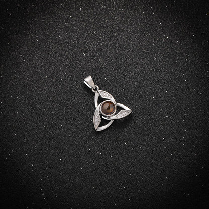Trinity Knot Projection Necklace - Hidden Forever