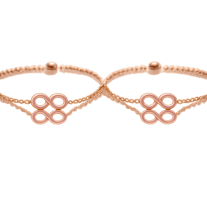 Twin Sisters Eternal Bond Knot Bracelets - Hidden Forever