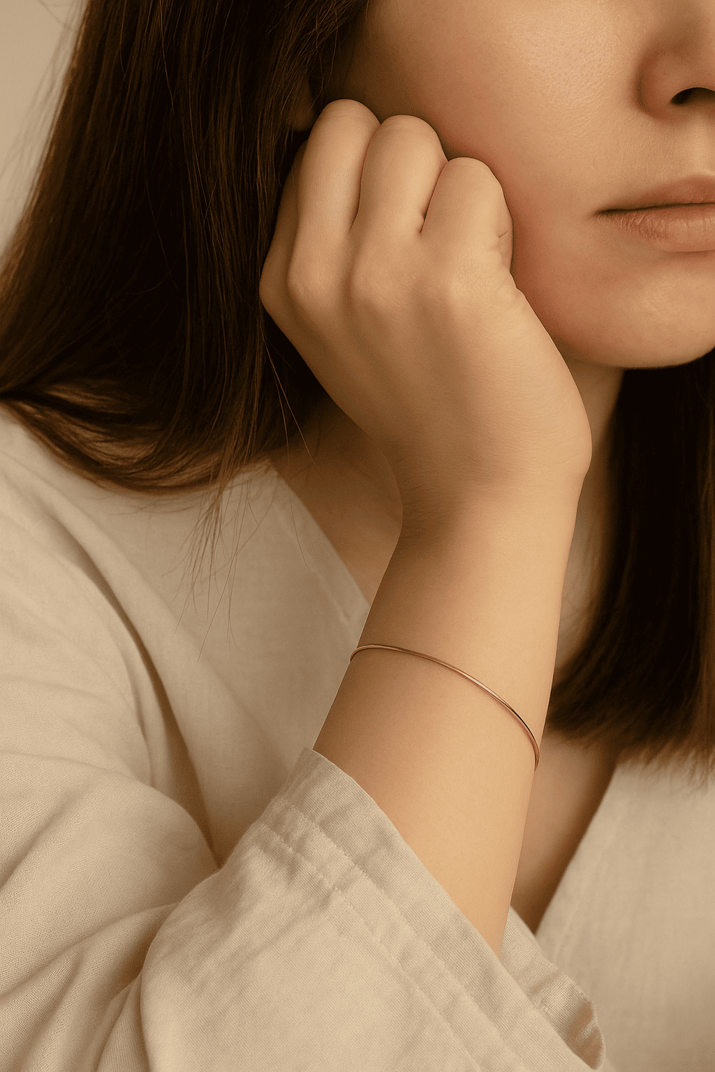 Ultra Dainty Silver & Gold Bracelet - Hidden Forever