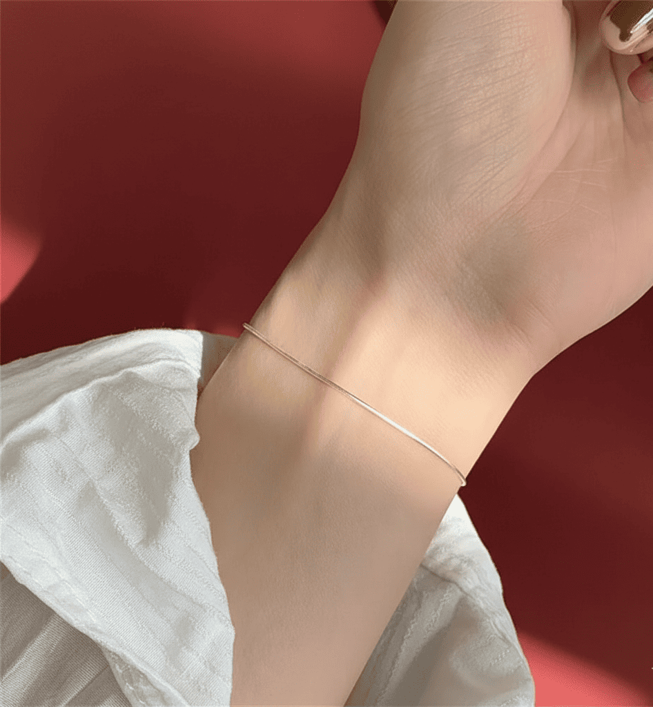 Ultra Dainty Silver & Gold Bracelet - Hidden Forever