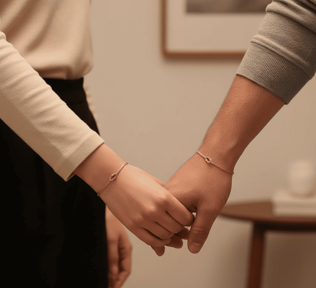 Wife & Husband Bond Knot Bracelets - Hidden Forever