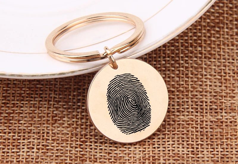 Custom Fingerprint Keychain - Hidden Forever
