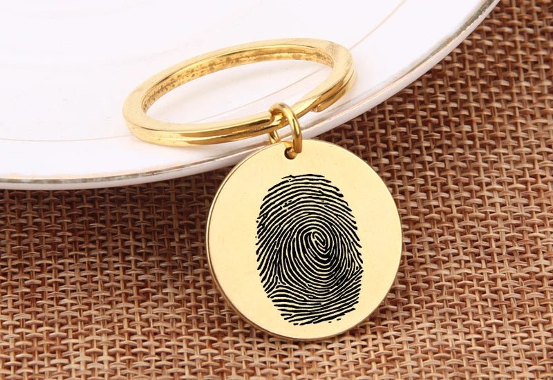 Custom Fingerprint Keychain - Hidden Forever
