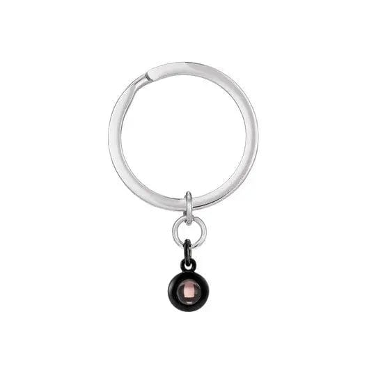Custom Hidden Photo Simple and Dainty Key Ring - Hidden Forever