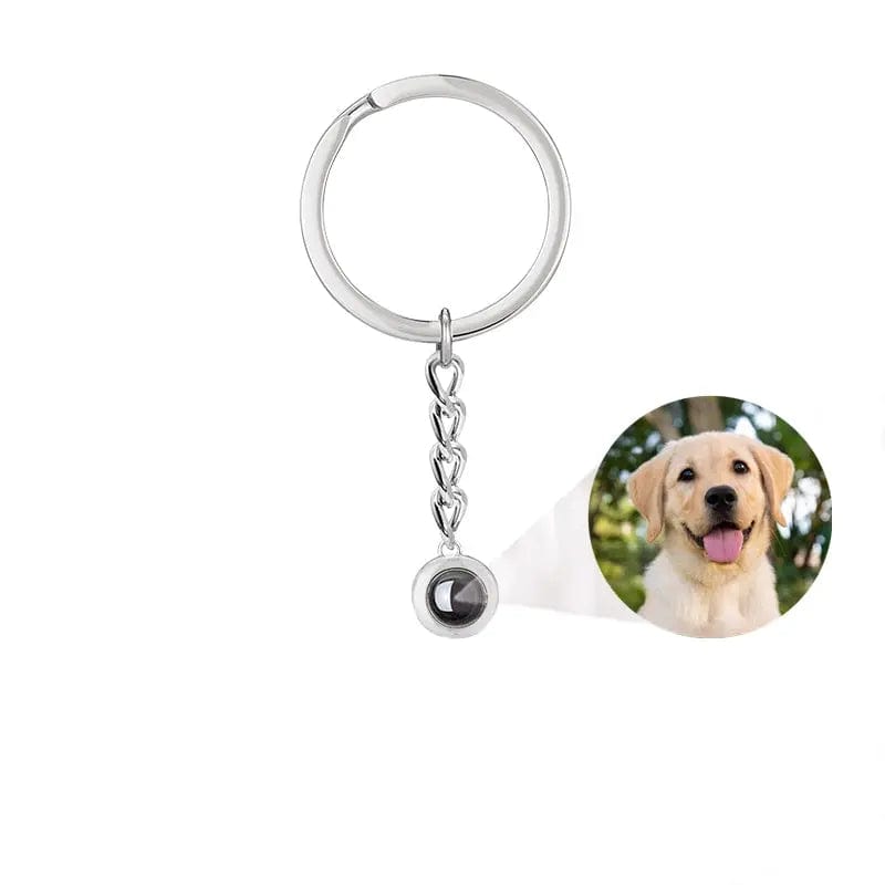 Custom Photo Projection Keychain - Hidden Forever