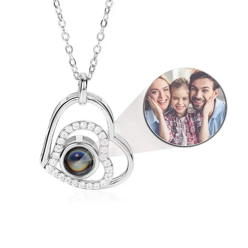 Custom Photo Projection Necklace Put Your Photo Inside the