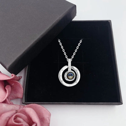 Custom Projection Photo Necklace | Upload Your Hidden Photo - Hidden Forever