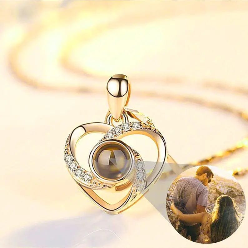 Custom Viking Heart Hidden Photo Necklace - Hidden Forever