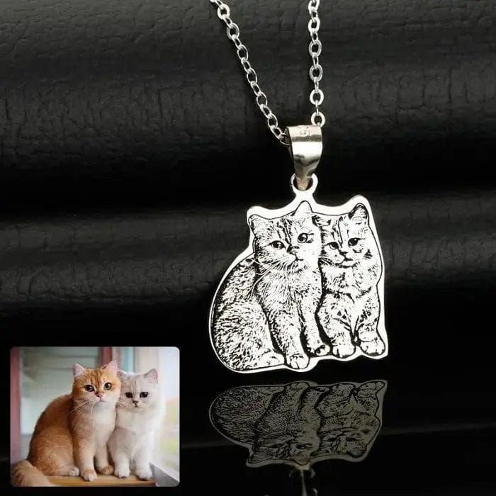 Engraved Necklace & Keyring - Add Your Photo - Hidden Forever