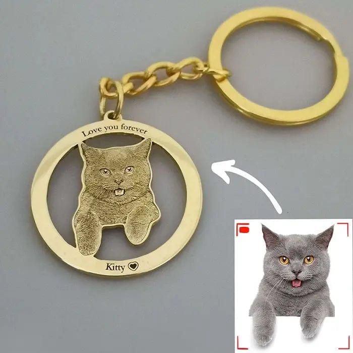 Engraved Necklace & Keyring - Add Your Photo - Hidden Forever