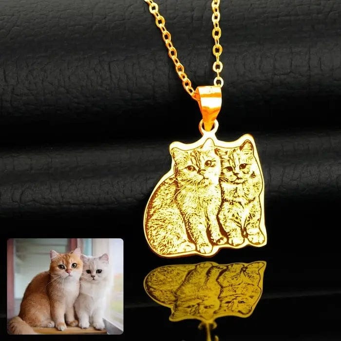 Engraved Necklace & Keyring - Add Your Photo - Hidden Forever