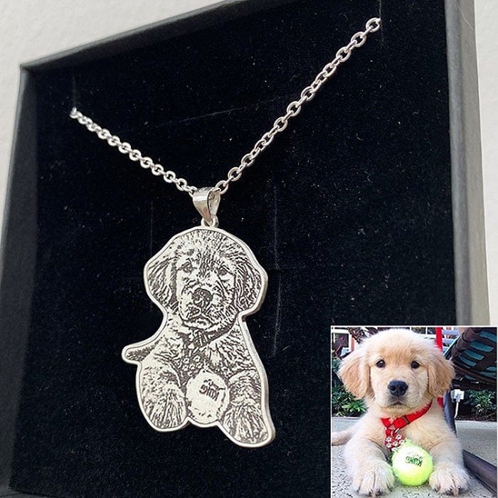 Engraved Necklace & Keyring - Add Your Photo - Hidden Forever