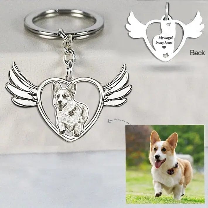 Engraved Necklace & Keyring - Add Your Photo - Hidden Forever