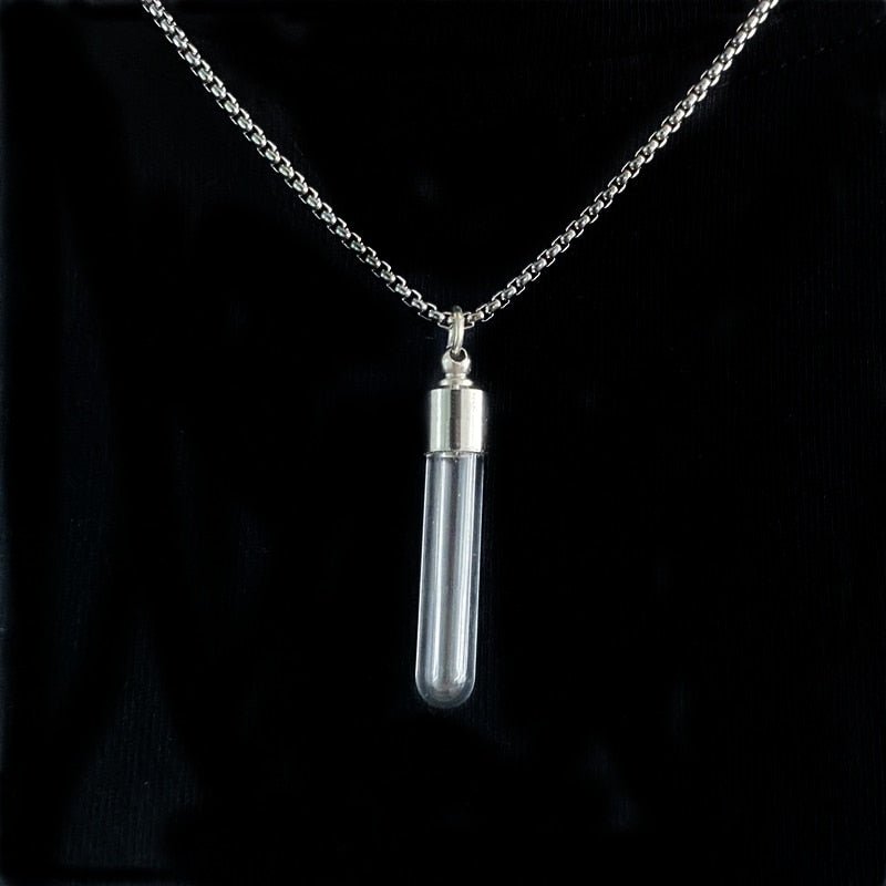 Titanium Vial For Ashes-Smooth Sleek- Made in USA- Unisex