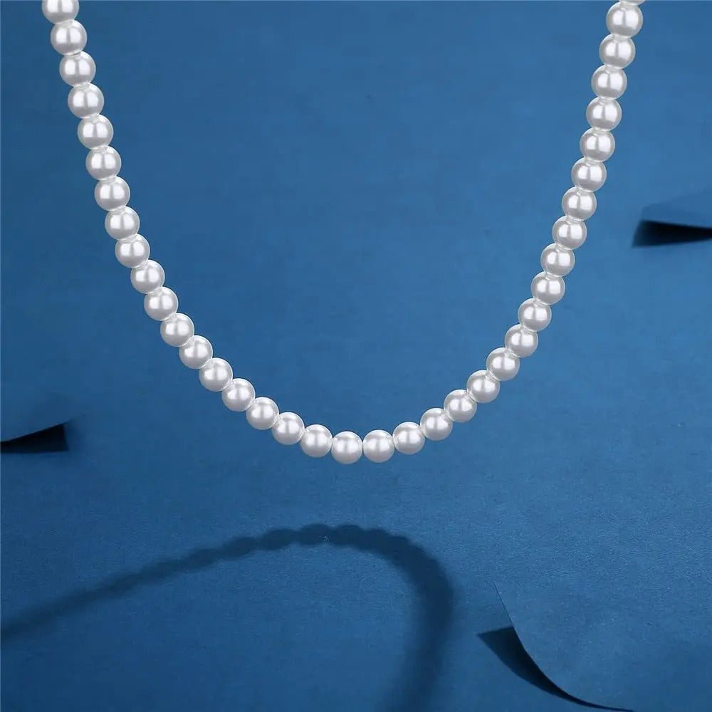 Men's ROQ 6mm Pearl Necklace - Hidden Forever