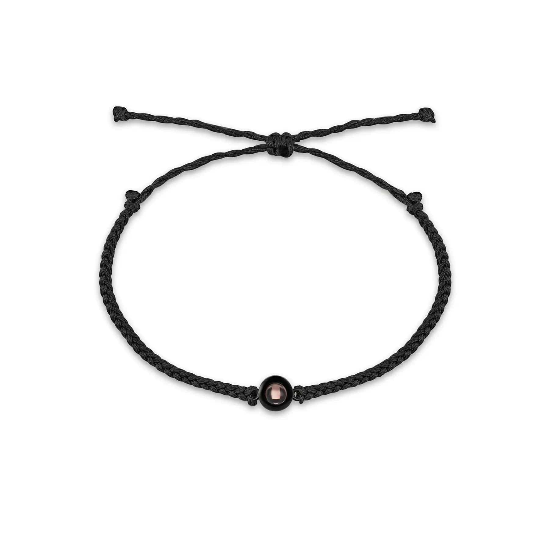 Personalised Minimalist Style Zircon Gem Hidden Photo Bracelet - Hidden Forever