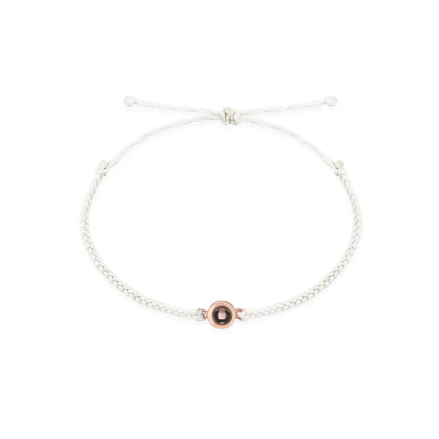 Personalised Minimalist Style Zircon Gem Hidden Photo Bracelet - Hidden Forever