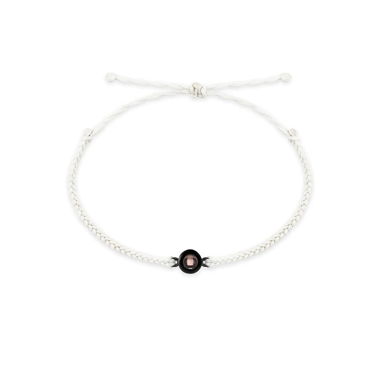 Personalised Minimalist Style Zircon Gem Hidden Photo Bracelet - Hidden Forever